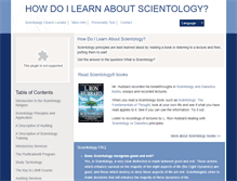 Tablet Screenshot of learn.scientology.org