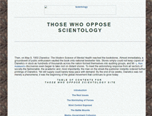 Tablet Screenshot of opposing.scientology.org